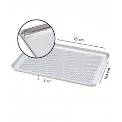 75x104x2 cm 5000 gr Delikli Poğaça Tepsisi
